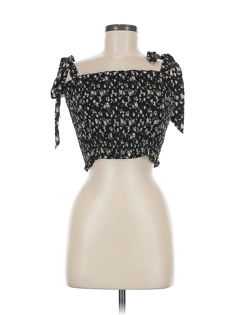 Pre-owned Lulus Tube Top Black Strapless Neckline Tops