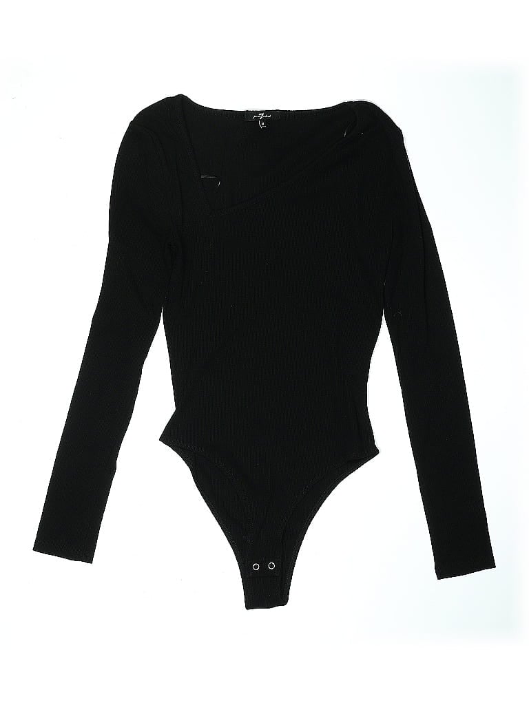 Pre-owned 7 For All Mankind Bodysuit In Black