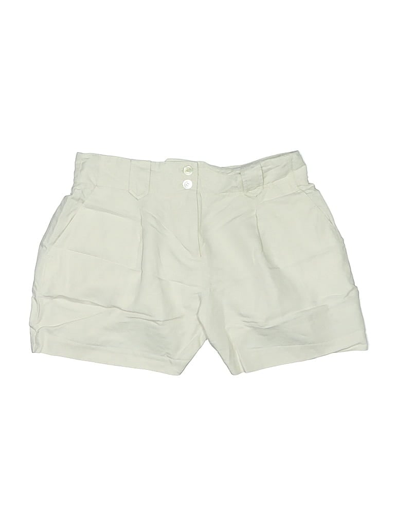 Pre-owned J. Mclaughlin Khaki Shorts In White