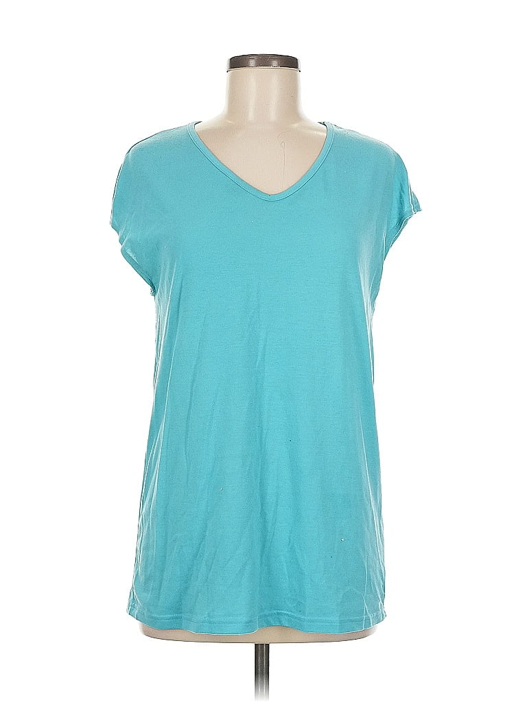 Pre-owned Unbranded Short Sleeve T-shirt In Blue