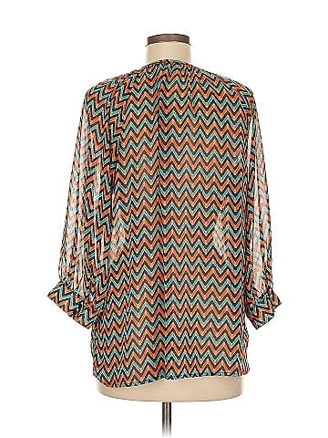 Olivia Moon 3/4 Sleeve Blouse (view 2)
