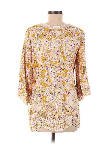 Solitaire 3/4 Sleeve Blouse (view 2)