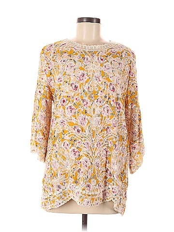 Solitaire 3/4 Sleeve Blouse (view 1)