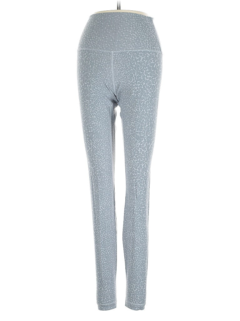 Pre-owned Lululemon Athletica Active Pants In Silver