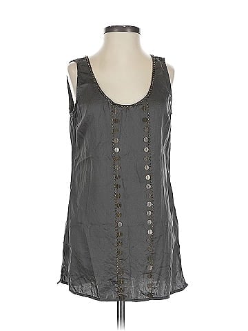 Naked Zebra Sleeveless Silk Top (view 1)