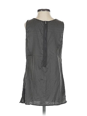 Naked Zebra Sleeveless Silk Top (view 2)
