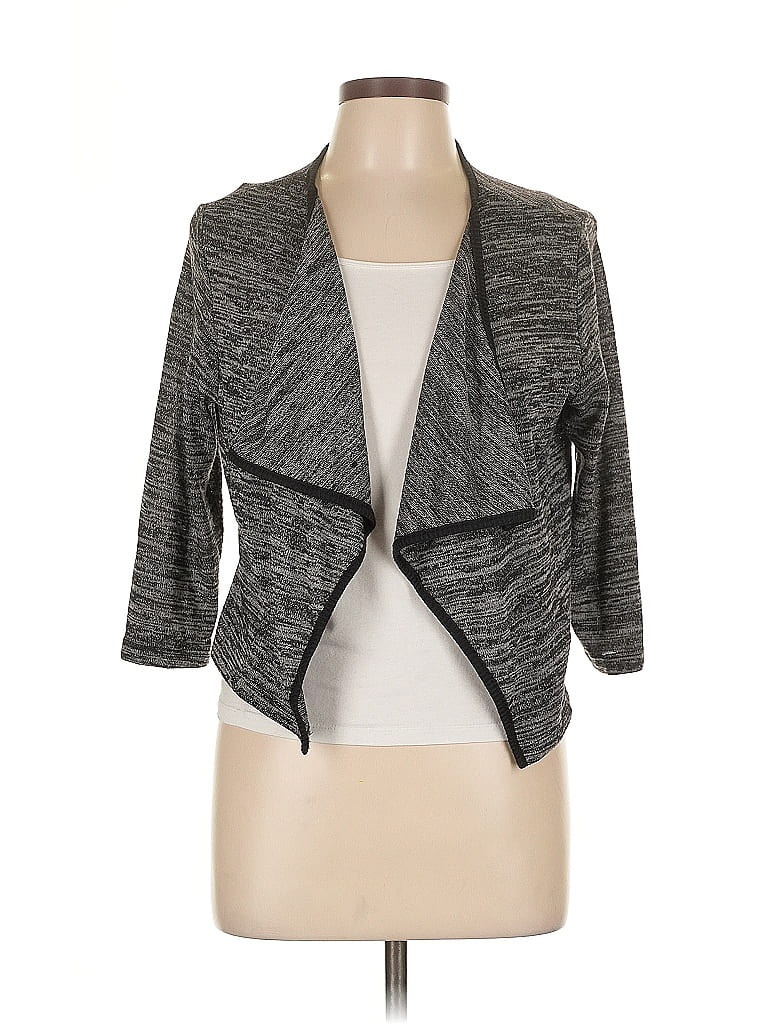 Pre-owned Studio One Cardigan Sweater In Gray