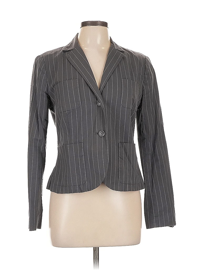 Pre-owned Cabi Blazer Jacket In Gray