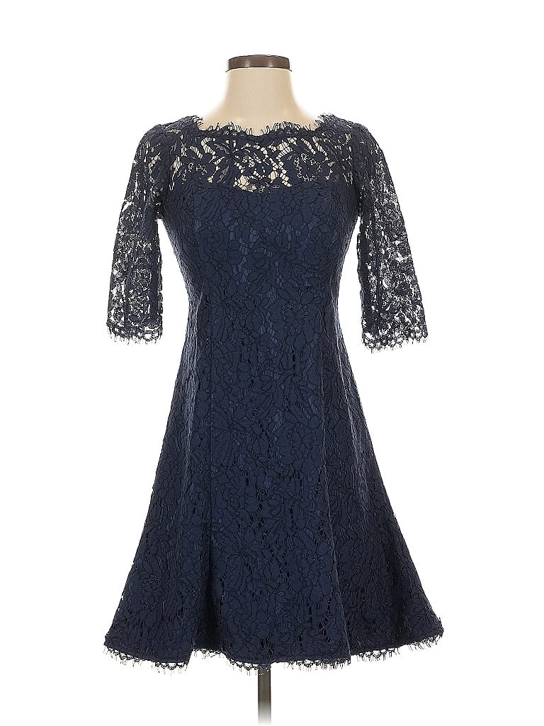 Pre-owned Eliza J Cocktail Dress In Blue
