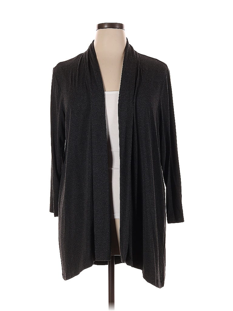 Pre-owned Vince Camuto Cardigan Sweater In Gray