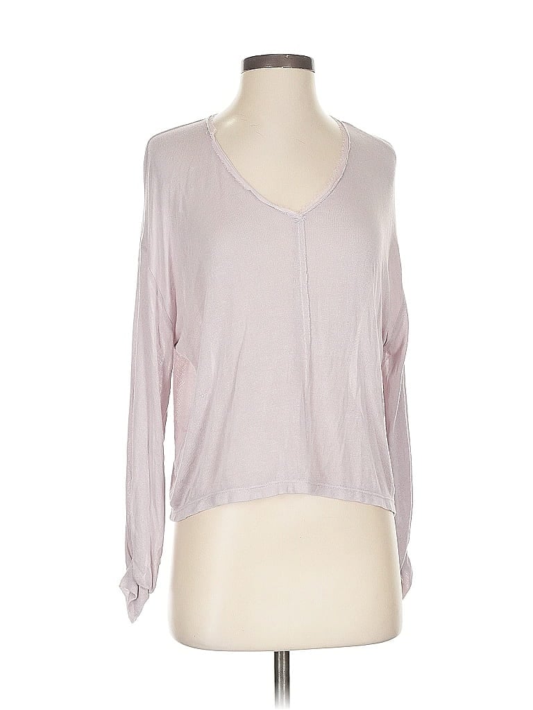 Click to view more detailed imagery on our partner's website Pre-owned Lola And Sophie Long Sleeve Top Pink V Neck Tops