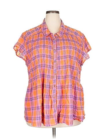 Pilcro by Anthropologie Short Sleeve Blouse (view 1)