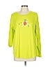 Hue Green 3/4 Sleeve T-Shirt Size L - photo 1