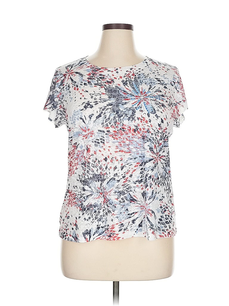 Pre-owned New Directions Short Sleeve T-shirt In White