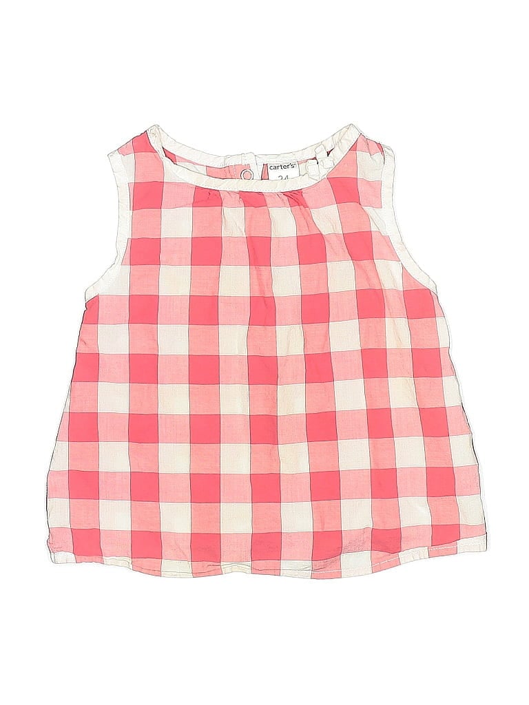 CARTER'S Pre-owned Kids' Sleeveless T-shirt In Pink