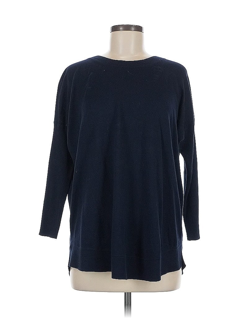 Pre-owned J.crew Factory Store Pullover Sweater In Blue