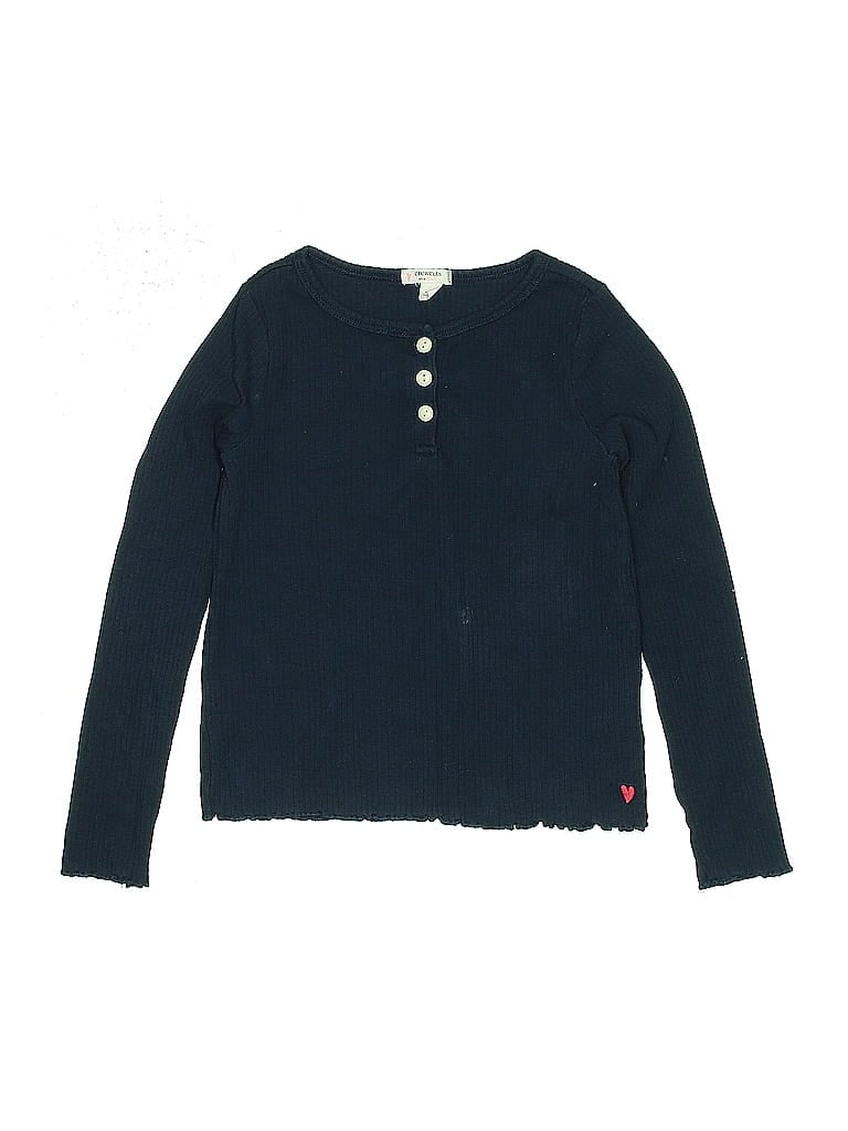 Pre-owned Crewcuts Kids' Pullover Sweater In Blue