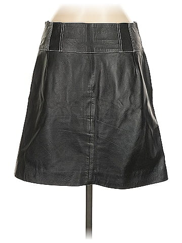 Karen Millen Faux Leather Skirt (view 2)