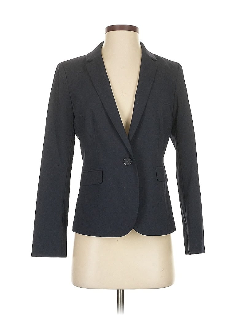 Pre-owned Ann Taylor Blazer Jacket In Blue