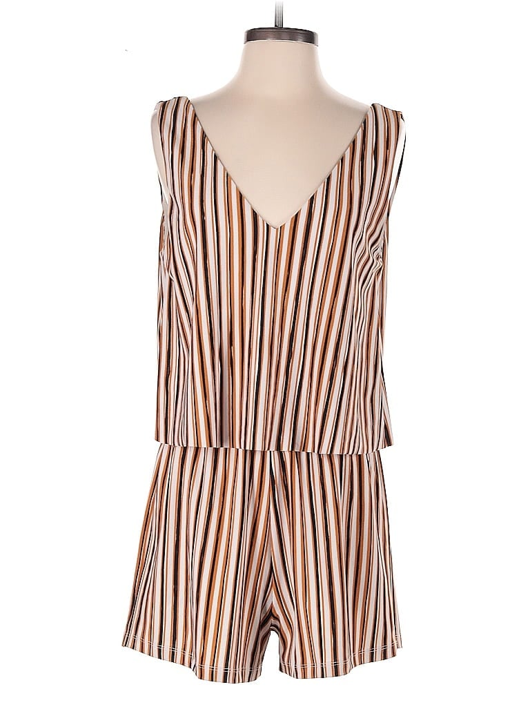 Pre-owned Mng Romper In Brown
