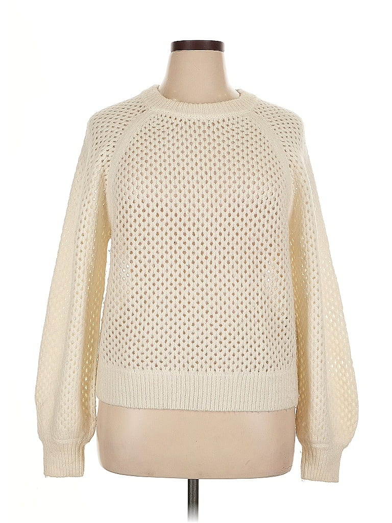 Pre-owned Joie Pullover Sweater In White