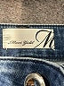 Mahi Gold Hearts Blue Jeans Size 4 - photo 4