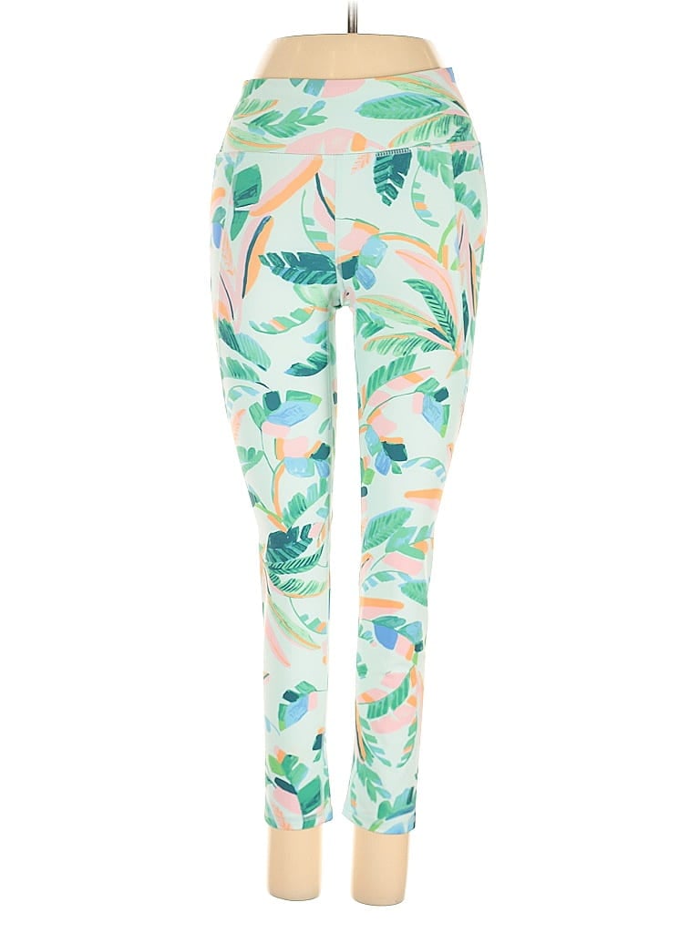 Pre-owned Active By Old Navy Leggings In Green