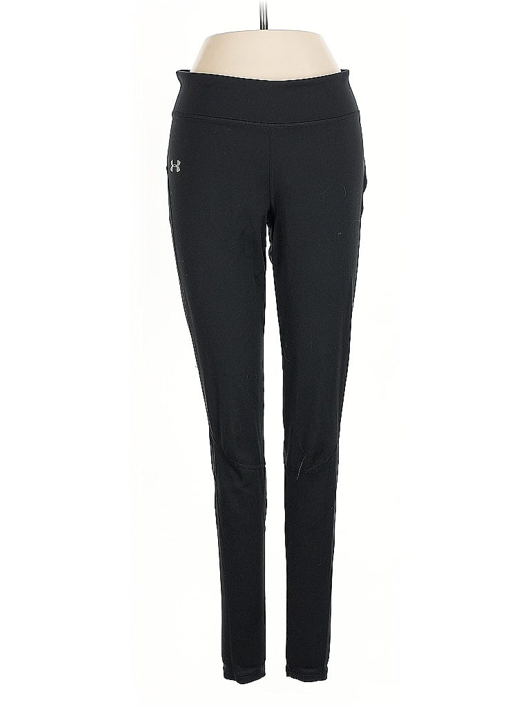 Pre-owned Under Armour Active Pants In Black