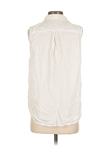 Velvet Heart Sleeveless Button-Down Shirt (view 2)