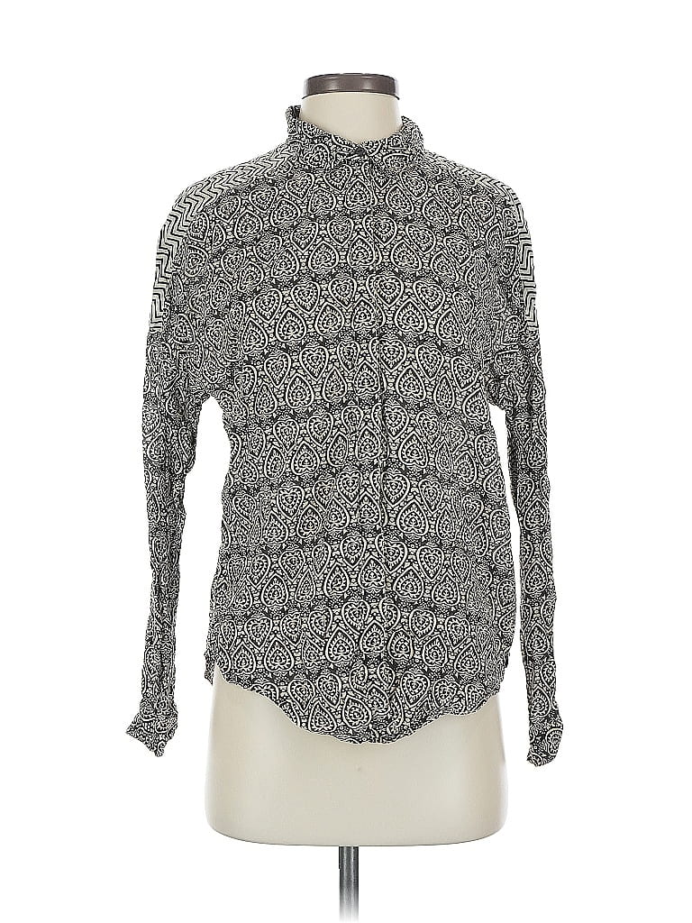 Pre-owned Scotch & Soda Long Sleeve Button Down Shirt In Gray