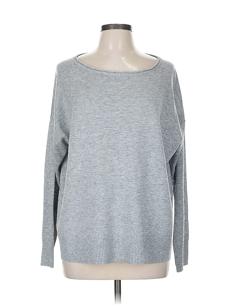 Pre-owned Nydj Pullover Sweater In Gray