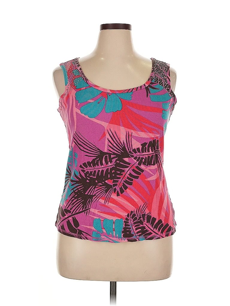 Click to view more detailed imagery on our partner's website Pre-owned Fashion Bug Tank Top Pink Strapless Neckline Tops