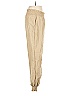 Blue Blush Solid Tan Casual Pants Size M - photo 4