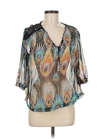 Pinky 3/4 Sleeve Blouse (view 1)