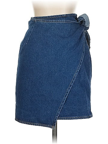 Halmode Denim Skirt (view 2)