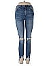 DL1961 Hearts Blue Jeans Size 25 waist - photo 1