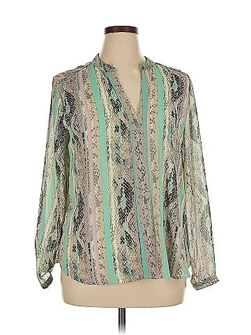 NY Collection Long Sleeve Blouse (view 1)