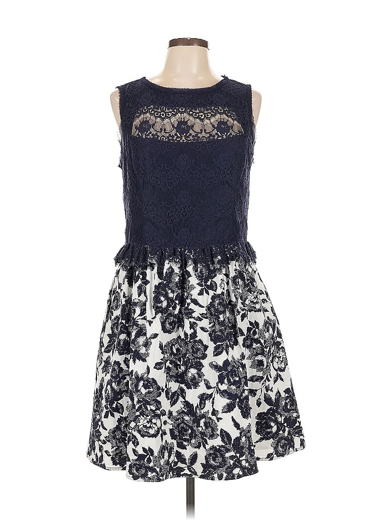 Pre-owned Jessica Simpson Cocktail Dress In Blue