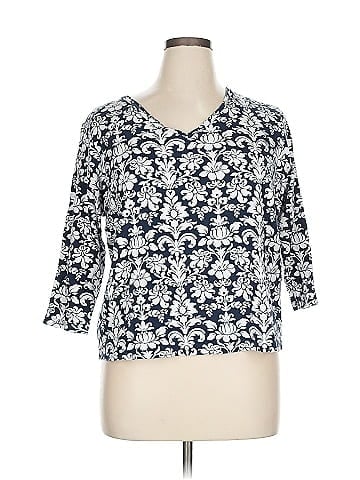 Jones New York 3/4 Sleeve T-Shirt (view 1)