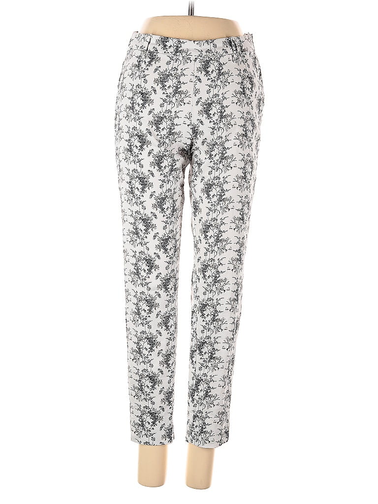 Pre-owned H&m Casual Pants In Silver