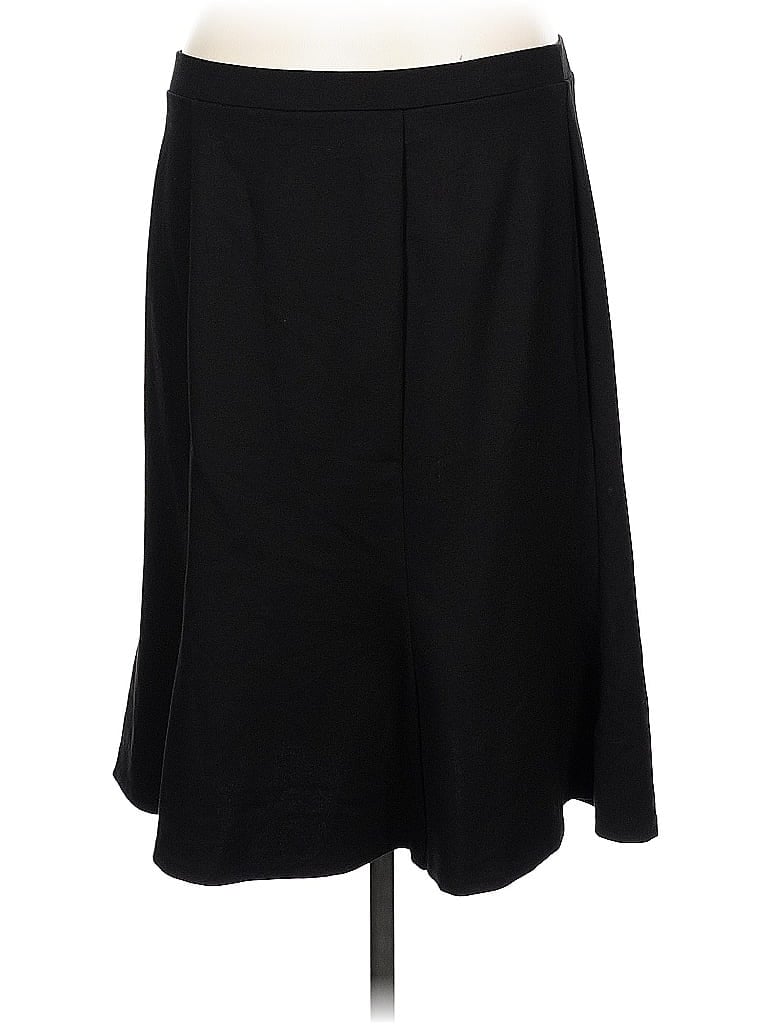 Pre-owned White House Black Market Formal Skirt In Black