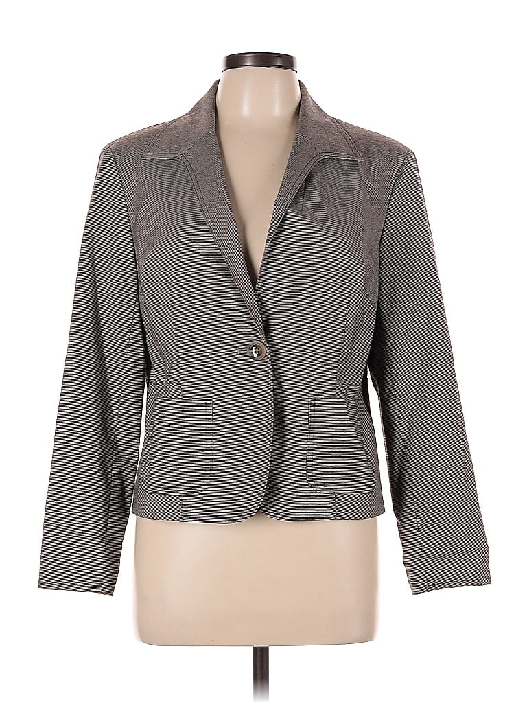 Pre-owned Evan Picone Blazer Jacket In Gray