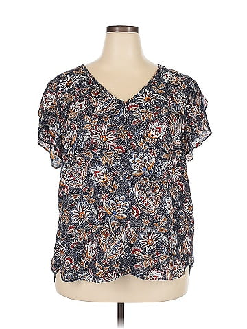 PREMISE Short Sleeve Blouse (view 1)