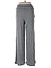 HEATHER Solid Gray Casual Pants Size S - photo 2
