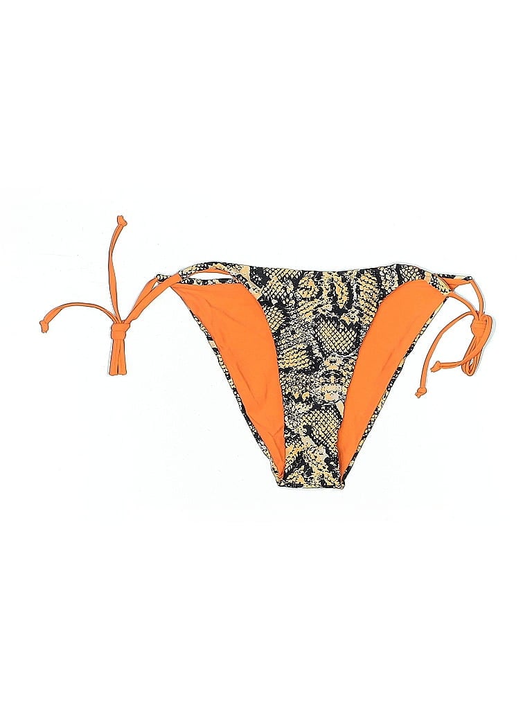 Pre-owned Zaful Swimsuit Bottoms In Orange