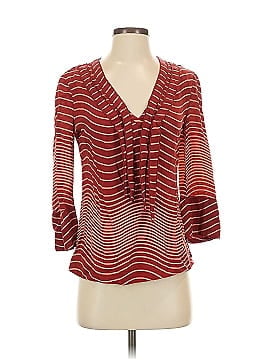 Tory Burch 3/4 Sleeve Silk Top