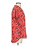 Pleione 100% Polyester Red Short Sleeve Blouse Size XS - photo 4