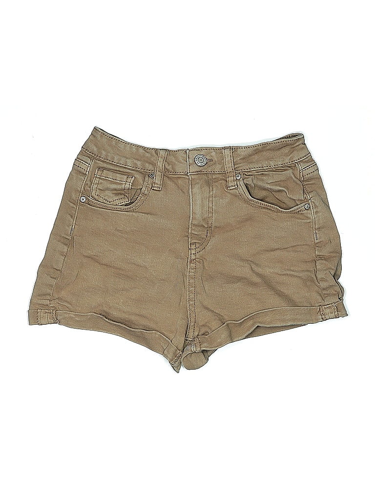 Pre-owned Rsq Khaki Shorts In Brown