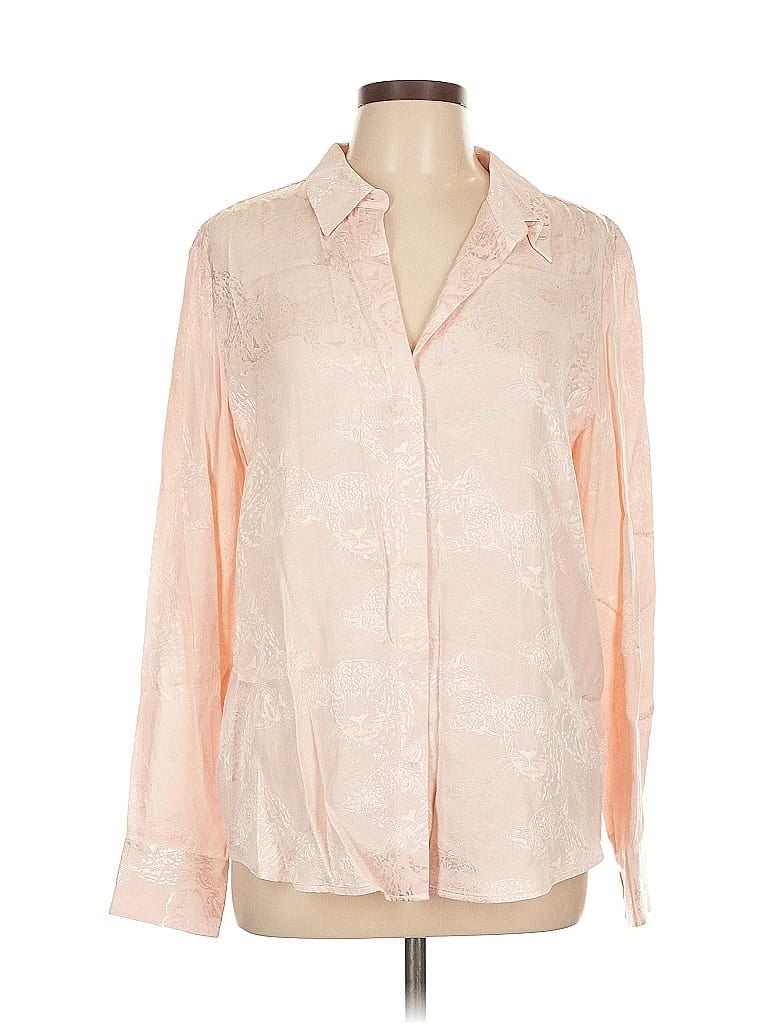 Pre-owned Paris Atelier & Other Stories Long Sleeve Blouse In Pink