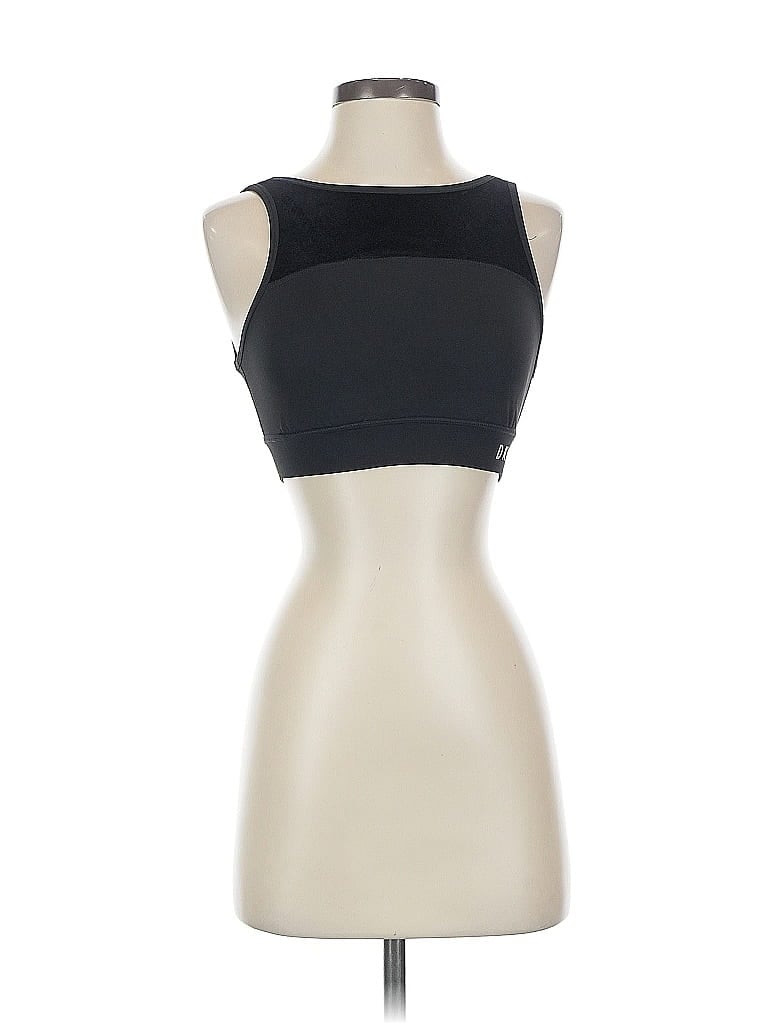 Pre-owned Dkny Sport Tube Top Black Strapless Neckline Tops